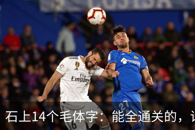 石上14个毛体字：能全通关的，请留步指点。认草书时，一个转折为什么会影响字的判断？